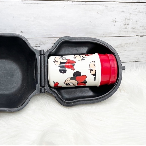 RARE Disney Vintage Minnie Mouse Aladdin Lunchbox and Thermos Set Complete Set - Picture 7 of 16